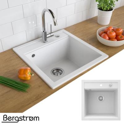 BERGSTROEM Vier Tesa, Blanc, 49 x 51 cm, Bergstr&ouml;m