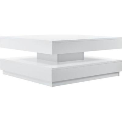 Table basse canap&eacute; office moderne conception pivotant plancher diff&eacute;rentes couleurs Couleur : Blanc