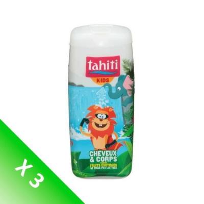 TAHITI Gel Douche Enfant Parfum Fruits Exotiques  - Le Flacon De Gel Douche De 300ml