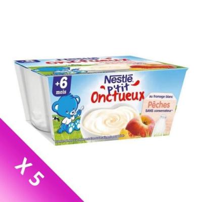 P TIT P'tit onctueux &agrave; la p&ecirc;che - d&egrave;s 6 mois, Nestl&eacute; (4 x 100 g) 