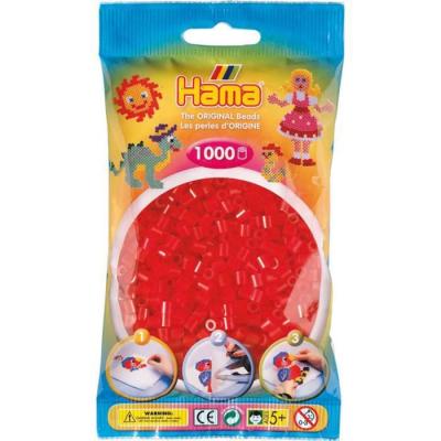 HAMA Jbm Midi Sachet 1000 Perles Rouges Transp