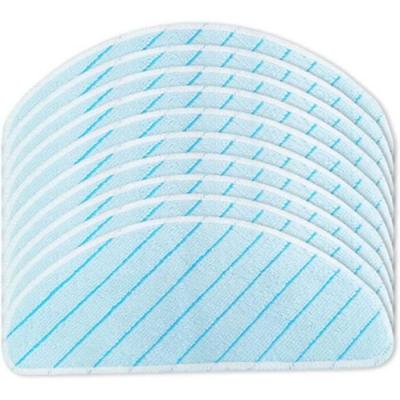 NOVAGO Chiffons serpill&egrave;res - Ecovacs - Deebot T9 - Lot de 10 - Lavables - Laine et microfibres