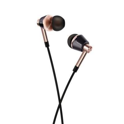 1MORE Ecouteurs intra-auriculaires E1001 Triple Driver Hi-Fi micro-casque or