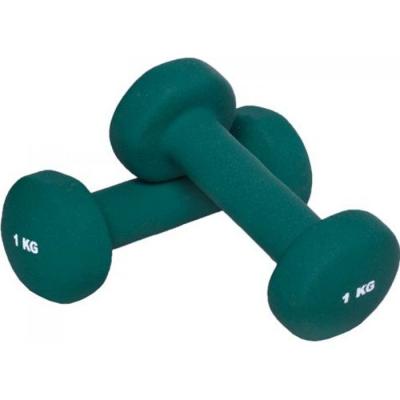 GORILLA SPORTS  - 1 kg (2x0,5) &agrave; 10kg (2x5,0) Halt&egrave;res fitness en vinyle - Poids : 2 kg