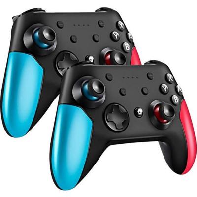  Hiba 2 pcs Manette pour Nintendo Switch,Manette Controller Switch sans Fil Bluetooth,6 Axes Manette Switch Pro avec un bouton se r&eacute;veille 