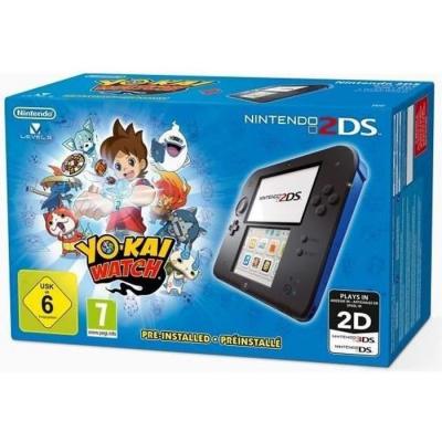 Console Nintendo 2DS Noir et Bleu + Yo-Kai Watch