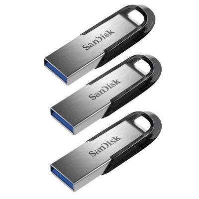 QUMOX Cl&eacute; USB Ultra Flair 32Gb 3.0 Gris - SANDISK - 3PCS