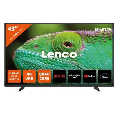 LENCO  43 4K Smart TV Android LED-4353BK Noir