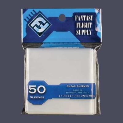 FANTASY FLIGHT GAMES Asmodee Prot&egrave;ge Cartes Carra&copy; Bleu (70 X 70 Mm)