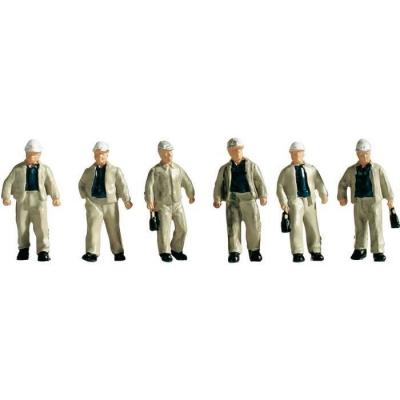NOCH  - 15042 - Mod&eacute;lisme Ferroviaire - Mineurs - 6 Figurines