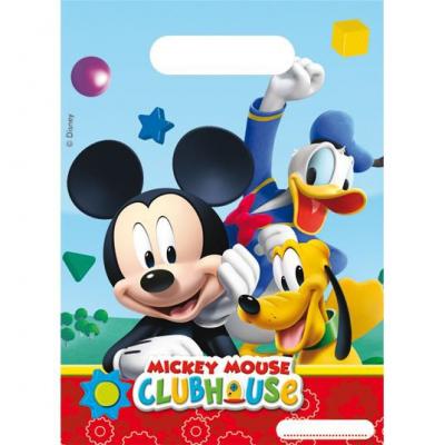 GENERIQUE Sacs Cadeau Mickey (Lot De 6) Le Geant De La Fete