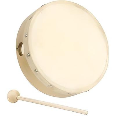 FUZEAU Percussions enfants  TAMBOURIN PEAU NATURELLE - 15 CM Tambourins - Tambours - Bongos