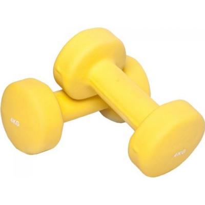 GORILLA SPORTS  - 1 kg (2x0,5) &agrave; 10kg (2x5,0) Halt&egrave;res fitness en vinyle - Poids : 8 kg