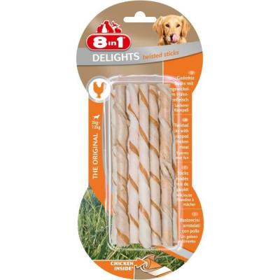 8IN1 Friandise Delight 8in 1 Sticks Torsades Poulet 10 Pces