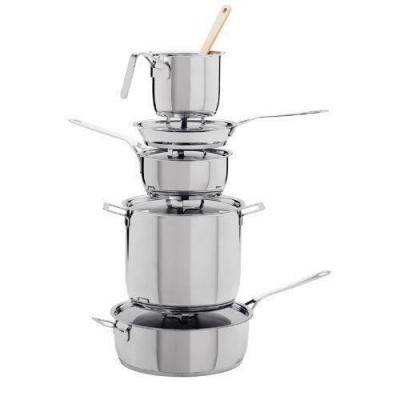 ALESSI  Ajm105/16 Pots&pans Casserole &agrave; Long Manche en Acier Inoxydable 18/10 Brillant, &Oslash; 16 Cm