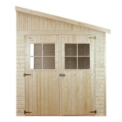 TIMBELA Abri de Jardin en Bois 5.97 m&sup2; - H243 x 216 x 318 cm -  M339