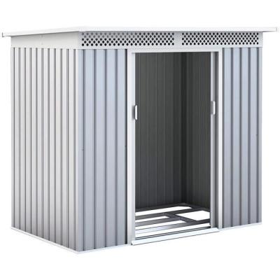 GARDIUN Abri m&eacute;tallique 3 m&sup2; Kingston Silver 