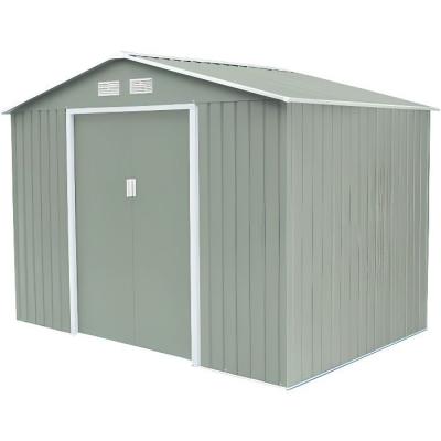 GARDIUN Abri jardin m&eacute;tal  leeds (vert clair) 5,30 m&sup2; ext KIS12997