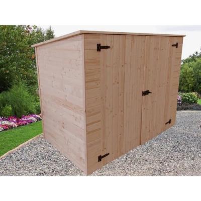 HABRITA  Abri mural pour 2-roues et mobilier de jardin