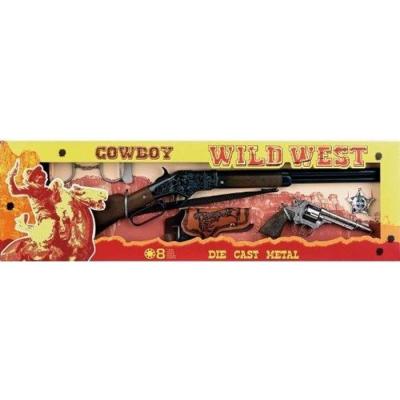 CPA TOY  Stir And Rifle Wild West Set 8 Shots Multicolore