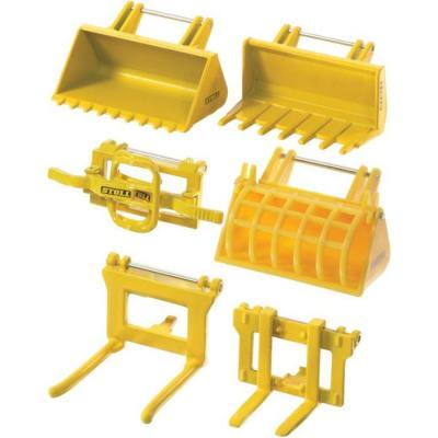 SIKU  Stoll Accessoires chargeur frontal fix&eacute;s pour jaune (7070)