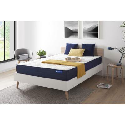 ACTISOM  Matelas 160x200 Latex et M&eacute;moire de forme 5zones de confort