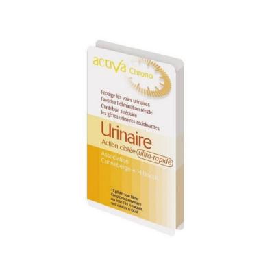 ACTIVA Urinaire Action Ciblee Ultra-rapide 15 gelules Chrono 