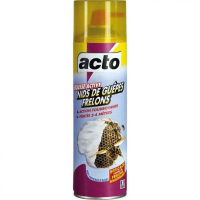 ACTO A&eacute;rosol Mousse Active Nids De Gu&ecirc;pes-Frelons 