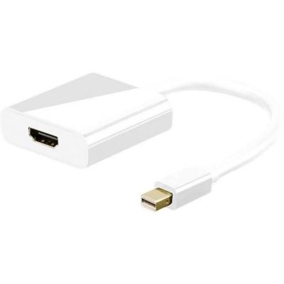 GENERIQUE Adaptateur hdmi, displayport goobay 67880 [1x connecteur m&acirc;le mini-displayport > 1x hdmi femelle] 0.20 m blanc contacts 