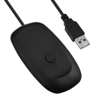  Adaptateur sans fil USB 2.0 Gaming Receiver pour Microsoft Xbox 360 Ordinateur de bureau PC Gaming &ndash; Noir 