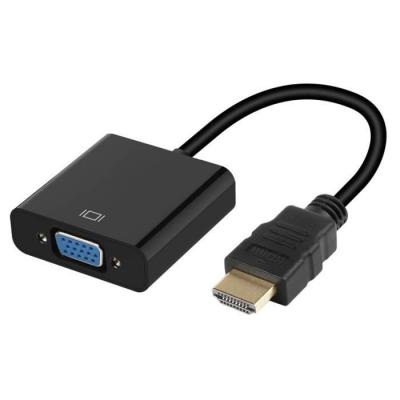 GENERIQUE Adaptateur VGA vers HDMI pour PC MAC Convertisseur Television Ecran Retroprojecteur Cable 1080p 