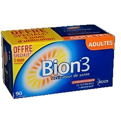 BION 3 Comprim&eacute;s Activateur De Sant&eacute; Adultes  - La Boite De 90 G