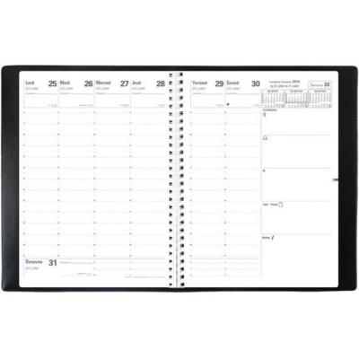 QUO VADIS Agenda Semainier 2023 Ministre S - 16 X 24 Cm - Noir - 