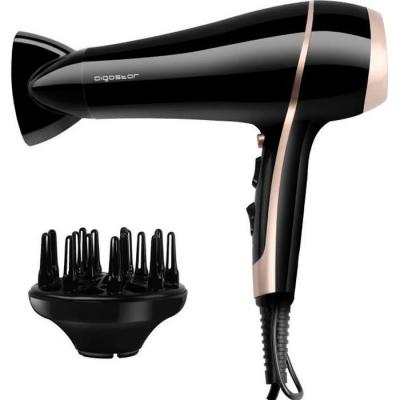 AIGOSTAR  Lora - S&egrave;che-cheveux ionique professionnel avec diffuseur et concentrateur. 2400 W. Option air froid. Design exclusif. 