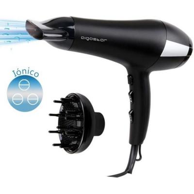 AIGOSTAR Monique - S&egrave;che-cheveux professionnel ionique avec diffuseur. 2400 W. Option air froid. Design exclusif.