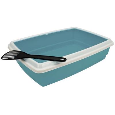 AIME Bac a litiere avec rebord + Pelle - Pour chat - 