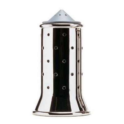 ALESSI  Mgsal Sali&egrave;re en Acier Inoxydable 18/10 Brillant avec Base et Couvercle en Pa, Bleu Clair