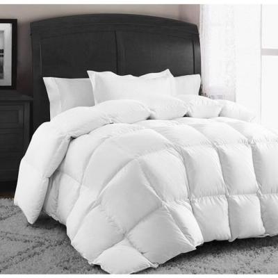 ALPES BLANC  - Couette naturelle hiver 360 g/m&sup2; 200x200 cm - 30% duvet 70% plumes &ndash; Chaude et gonflante - Fabrication fran&ccedil;aise 
