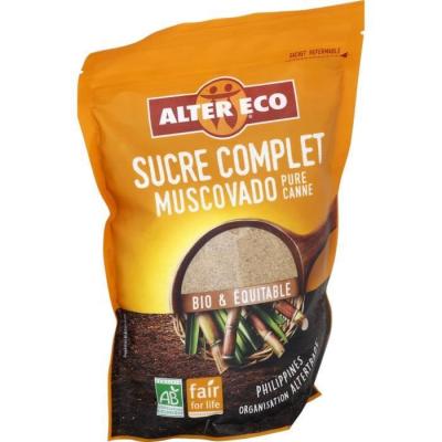 ALTER ECO  Sucre Complet Muscovado Poudre 500g