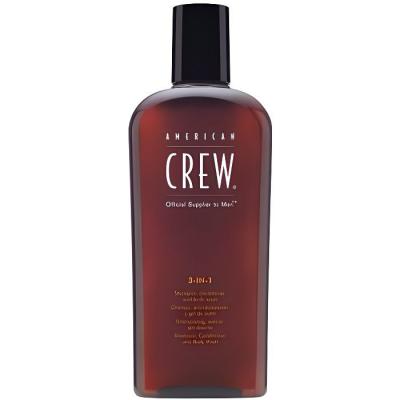 AMERICAN CREW Soin 3-En-1 Classique Shampoing, Apr&egrave;s-Shampoing et Gel Douche