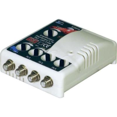 ELAP High-tech 372014 amplificateur tv tnt int&eacute;rieur filtre 4g blanc 