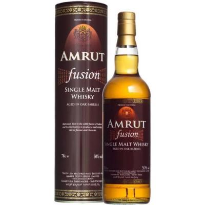 AMRUT Whisky   Indian FUSION Single Malt Whisky 50% Vol. 0,7l in Tinbox