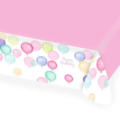 Amscan nappe Happy Birthday 115 x 175 cm pastel sur papier