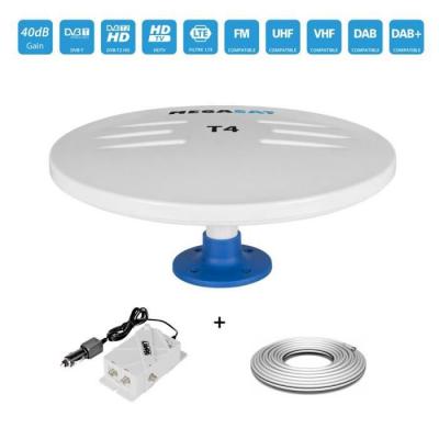 Antenne TNT TONNA 40DB pour camping car , caravane omnidirectionnelle