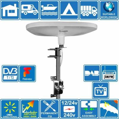 HD4K TRAVELAIR Antenne TNT TV HD Amplifi&eacute;e