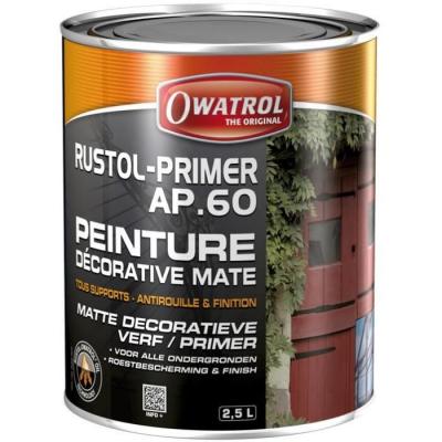 OWATROL Peinture primaire et finition mat antirouille - RUSTOL PRIMER AP 60