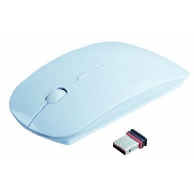 APM  M103 - Souris - optique - 4 boutons - sans fil - 2.4 GHz - r&eacute;cepteur sans fil USB - blanc 
