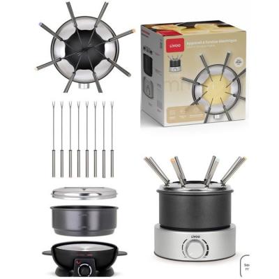 Appareil &agrave; fondue - - 800W - 2.4L - 8 personnes - Thermostat r&eacute;glable