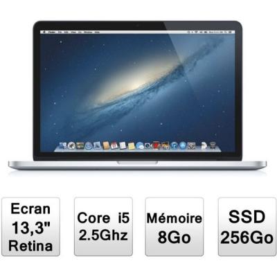 Apple MacBook Pro Retina 13.3 LED - Core i5 &agrave; 2,5 GHz - SSD 256 Go 