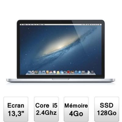MacBook Pro 13"" Retina (2013) Core i5 2.4 GHz 128 SSD 4 Go AZERTY Fran&ccedil;ais